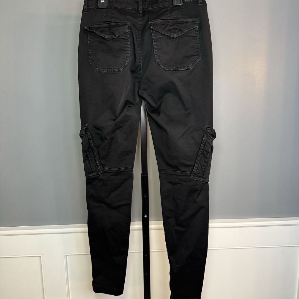 Vince Women's‎ Military Zipper Ankle Cargo Skinny Pants In Black Size 26 - Picture 11 of 16